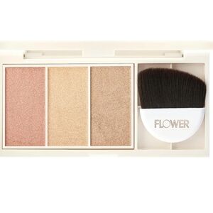 FLOWER Beauty By Drew Barrymore Shimmer + Strobe Highlighting Palette Sunkissed
